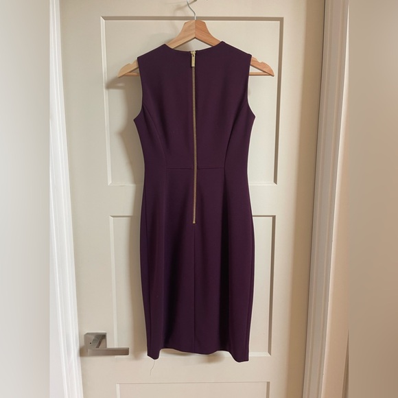 Calvin Klein Maroon Work dress - Picture 2 of 6